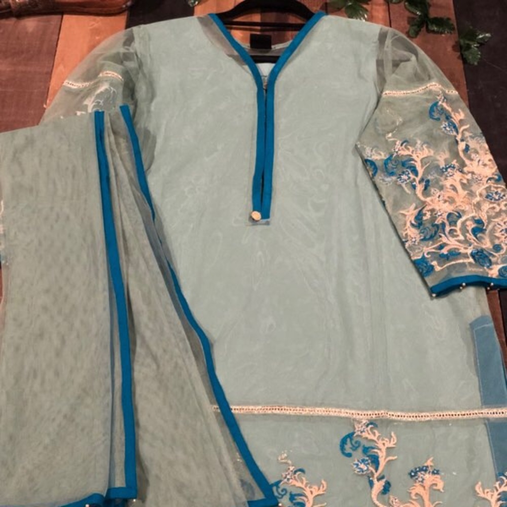 3 piece net suit.